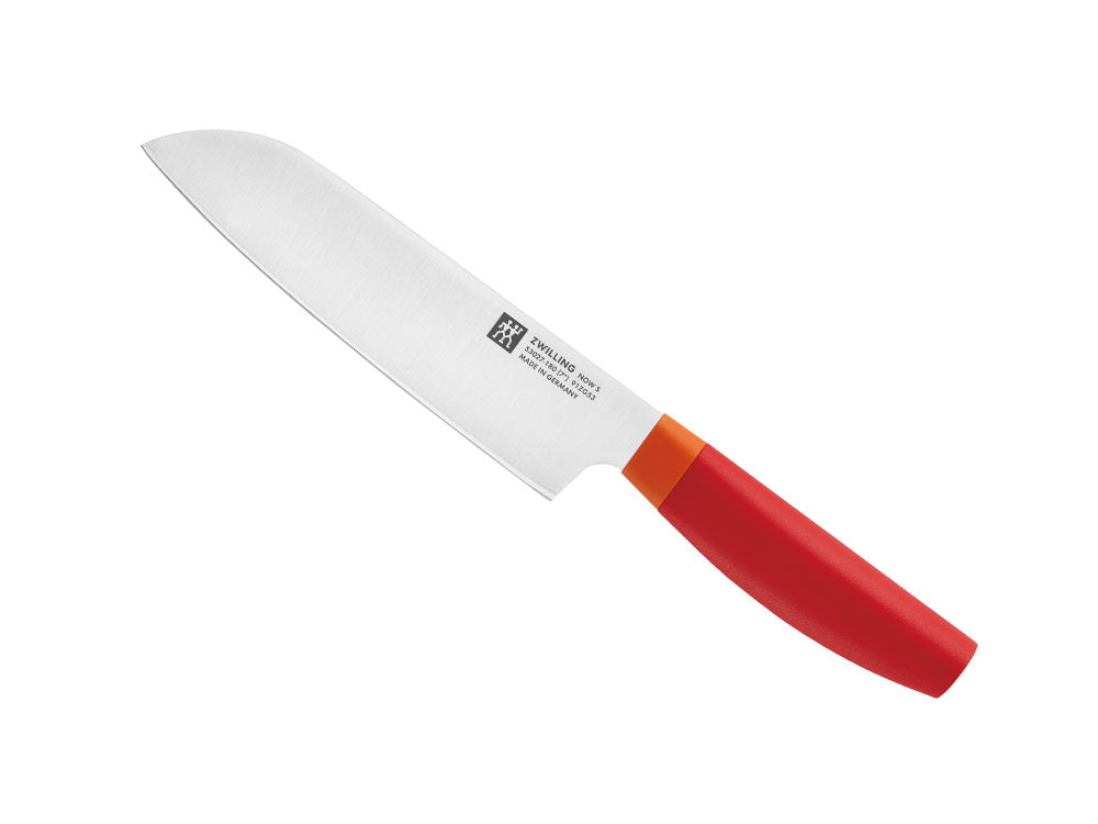 【公式】 ZWILLING Now S 三徳包丁 180mm レッド| ツヴィリング J.A. ヘンケルス 包丁 万能包丁 ステンレス ナイフ スタイリッシュ おしゃれ 18cm 肉 魚 野菜 ドイツ製 よく切れる