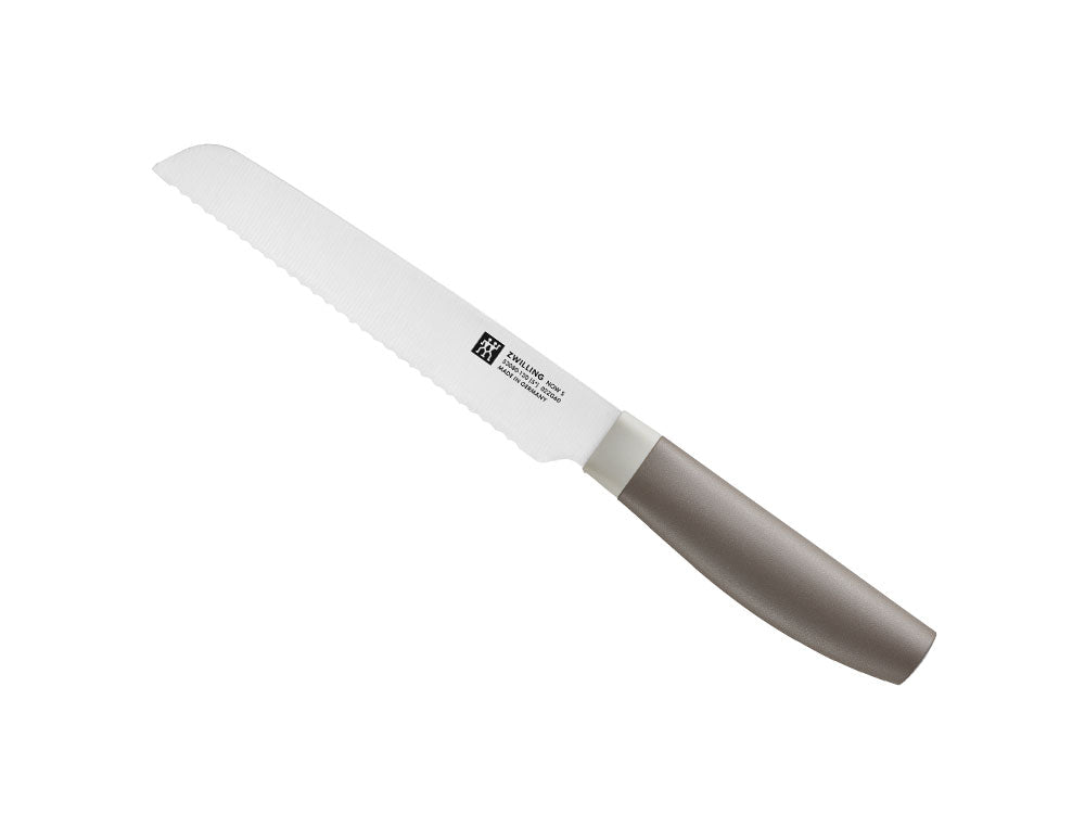 【公式】 ZWILLING Now S ユーティリティナイフ 13cm グレー |ツヴィリング J.A. ヘンケルス 包丁 カラー スタイリッシュ ナイフ 13センチ 調理器具 130mm ナウ エス ドイツ製 チーズ ソーセージ パン 波刃 ステンレス包丁 キッチンナイフ ステンレス