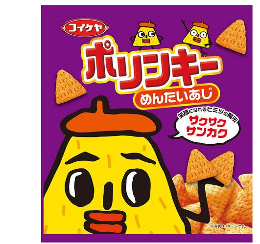 【送料無料】湖池屋 ポリンキー めんたいあじ 60g×24個/2ケース