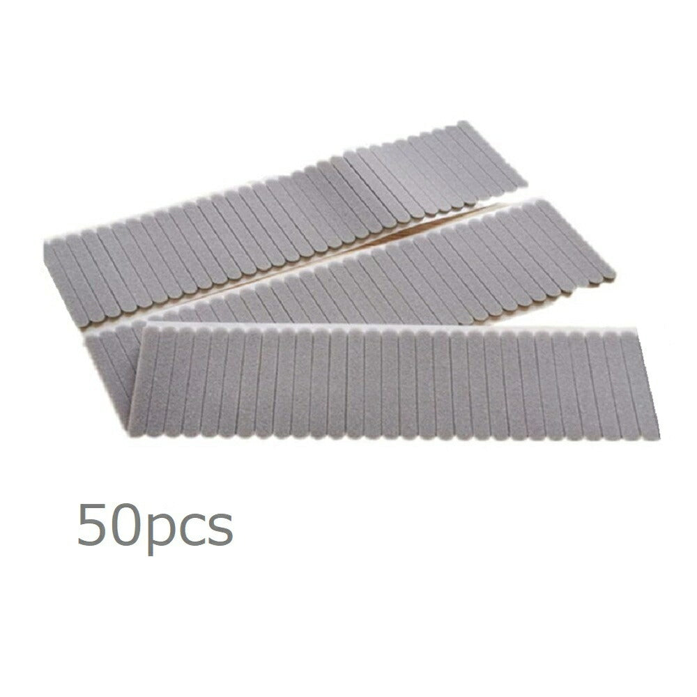 マスク用品 50本セット グレー スポンジ ノーズパッド ノーズパット ノーズテープ セット マスク 隙間 鼻 パッド ノーズシール スポンジ クッション 鼻あて テープ 曇り 防止 メガネ くもり 軽減 マスク用 曇りにくい 痛くなりにくい 補助 補助パーツ