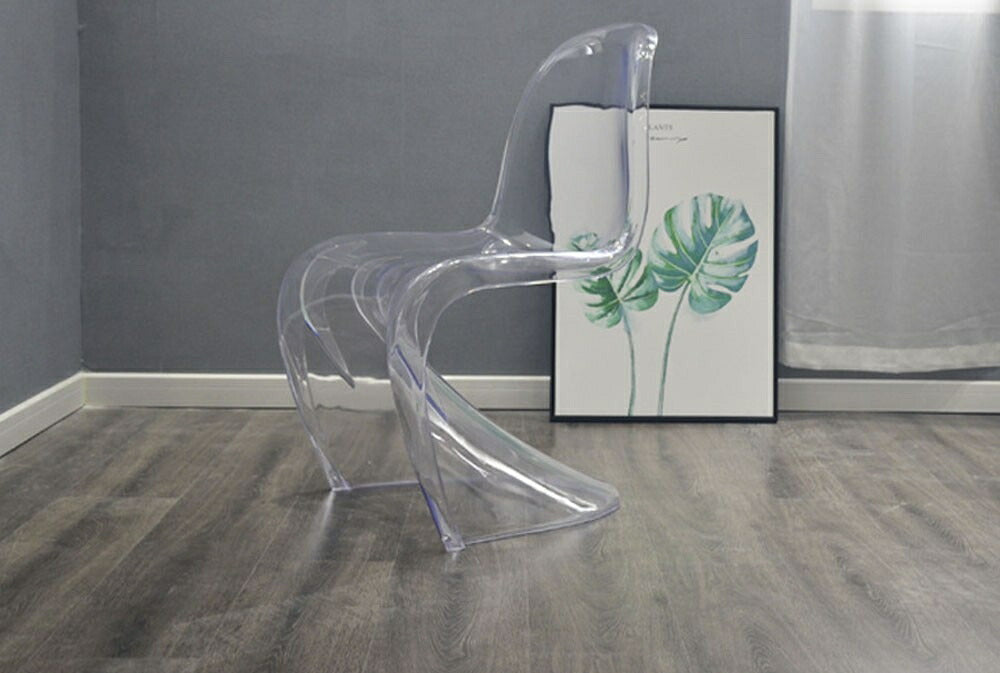 椅子 パントンチェア スツール クリアチェア クリア 透明 リプロダクト チェア chair デザイナーズチェア 特大 インテリア オブジェ 置物 デザイナーズ おしゃれ 可愛い かわいい プレゼント ギフト 贈り物 オーナメント 北欧 コレクション アメリカ 工芸品 装飾品 モダン