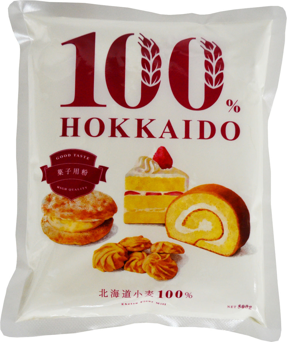 100％HOKKAIDO 菓子用粉 500g 送料無料 メール便 江別製粉 北海道 大人気 お土産 ギフト プレゼント 手作り