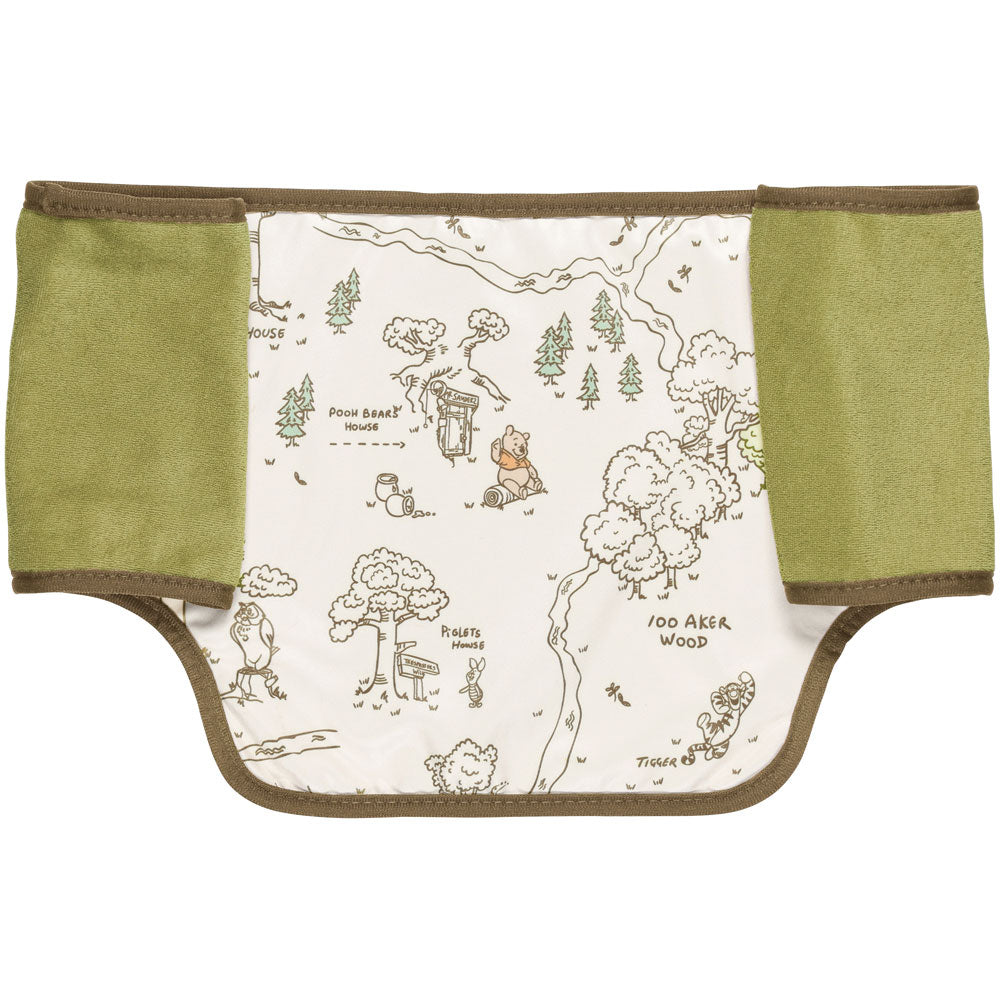 抱っこひも用 よだれ カバー　くまのプーさん　ベビー 用品 汚れ 防止 予防 便利 BYC2 スケーター【胸当て 肩ひも お出かけ おでかけ 外出 キャラクター ディズニー Disney】