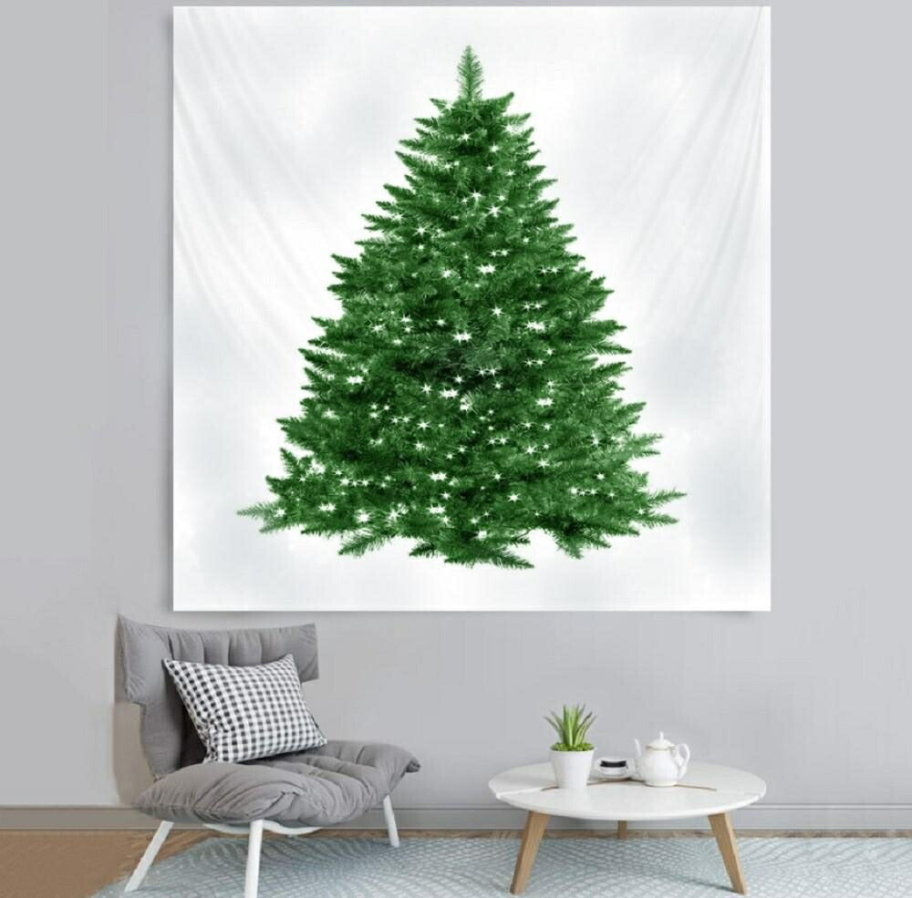クリスマスタペストリー 特大 2m クリスマスツリー 200cm 布 ウォールツリー クリスマス ツリー タペストリー ツリータペストリー ウォールデコレーション ウォールアート ウォールデコ クリスマス 壁掛け 多機能 壁 インテリア サンタクロース サンタ 北欧 おしゃれ モダン