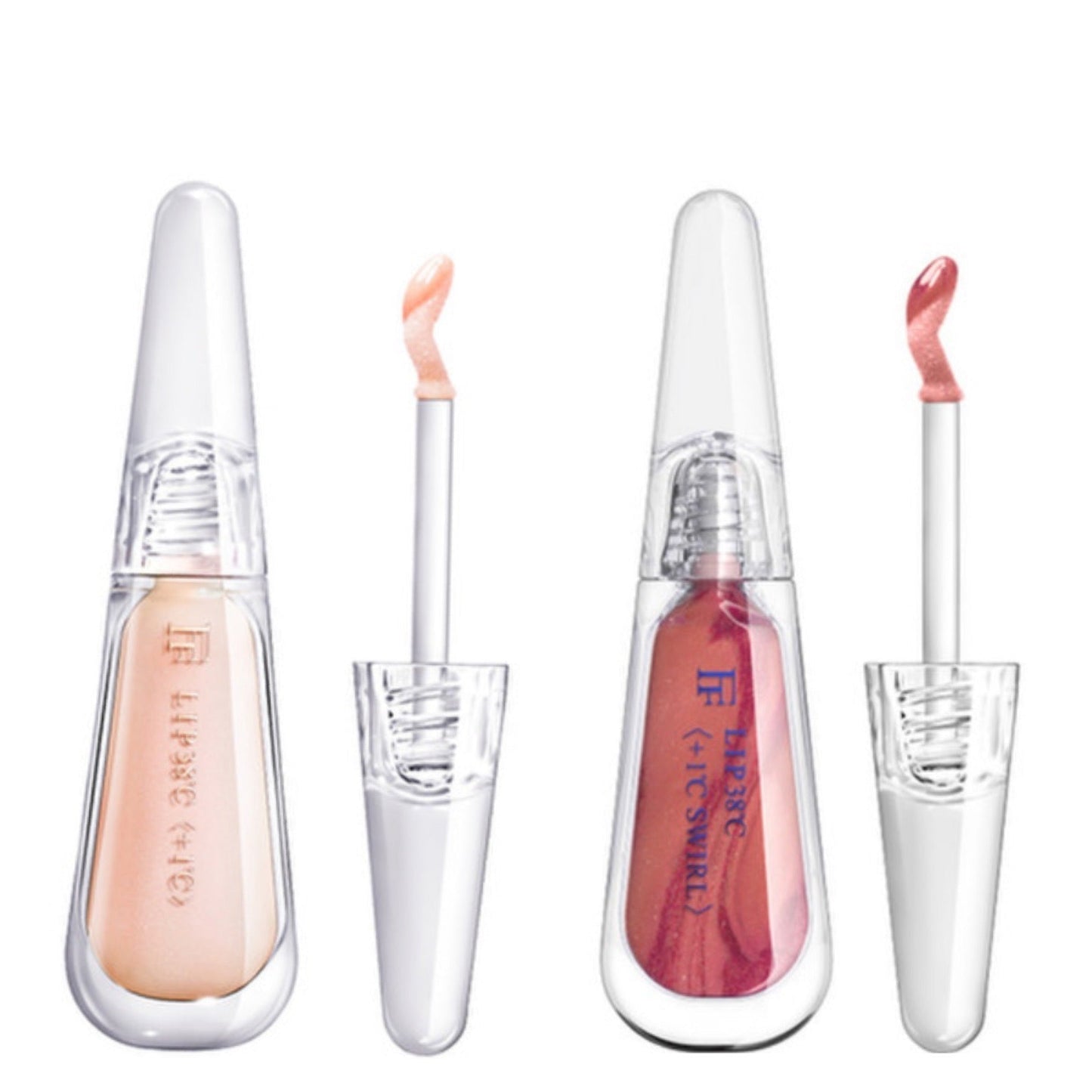 【数量限定】フローフシ LIP38℃ リップトリートメント +1℃ ベビーピンク / +1℃ SWIRL 渦  Nude Pink 001 2本セット