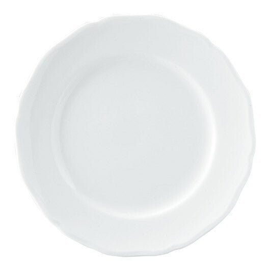 ＵＴＹ７.５吋ケーキ皿 直径19cm 丸皿 取り皿 白磁強化食器 業務用   陶器のふる里  stockヤ