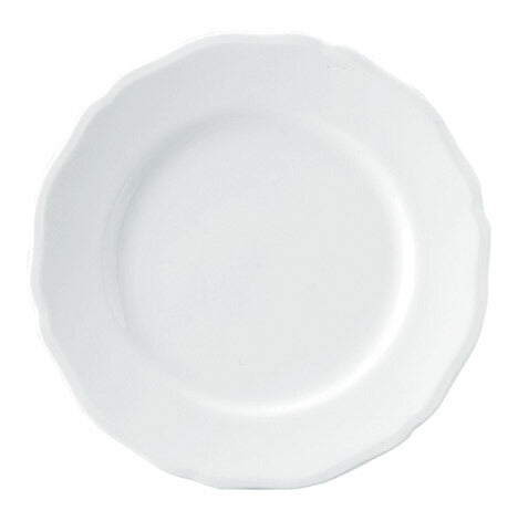 ＵＴＹ６.５吋パン皿 白磁強化食器 業務用   陶器のふる里  stockヤ