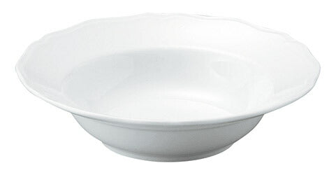 ＵＴＹ６.５吋オートミル 白磁強化食器 業務用   陶器のふる里  stockヤ