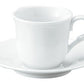 UTY コーヒー碗皿 白磁強化食器 カップ＆ソーサー 業務用 白い食器 ホワイト コーヒーカップ＆ソーサー ティーセット 喫茶店 飲食店  陶器のふる里  stockヤ