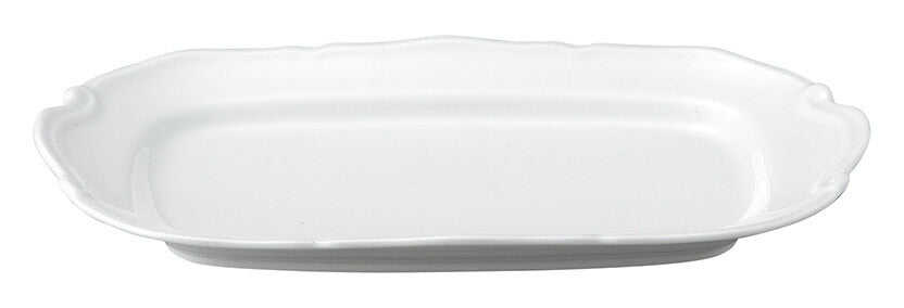 ＵＴＹ１２吋プラター 白磁強化食器 業務用   陶器のふる里  stockヤ