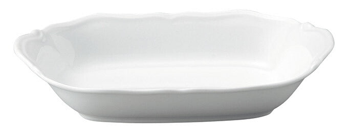 ＵＴＹ１０吋ベーカー 白磁強化食器 業務用 カレー皿  陶器のふる里  stockヤ