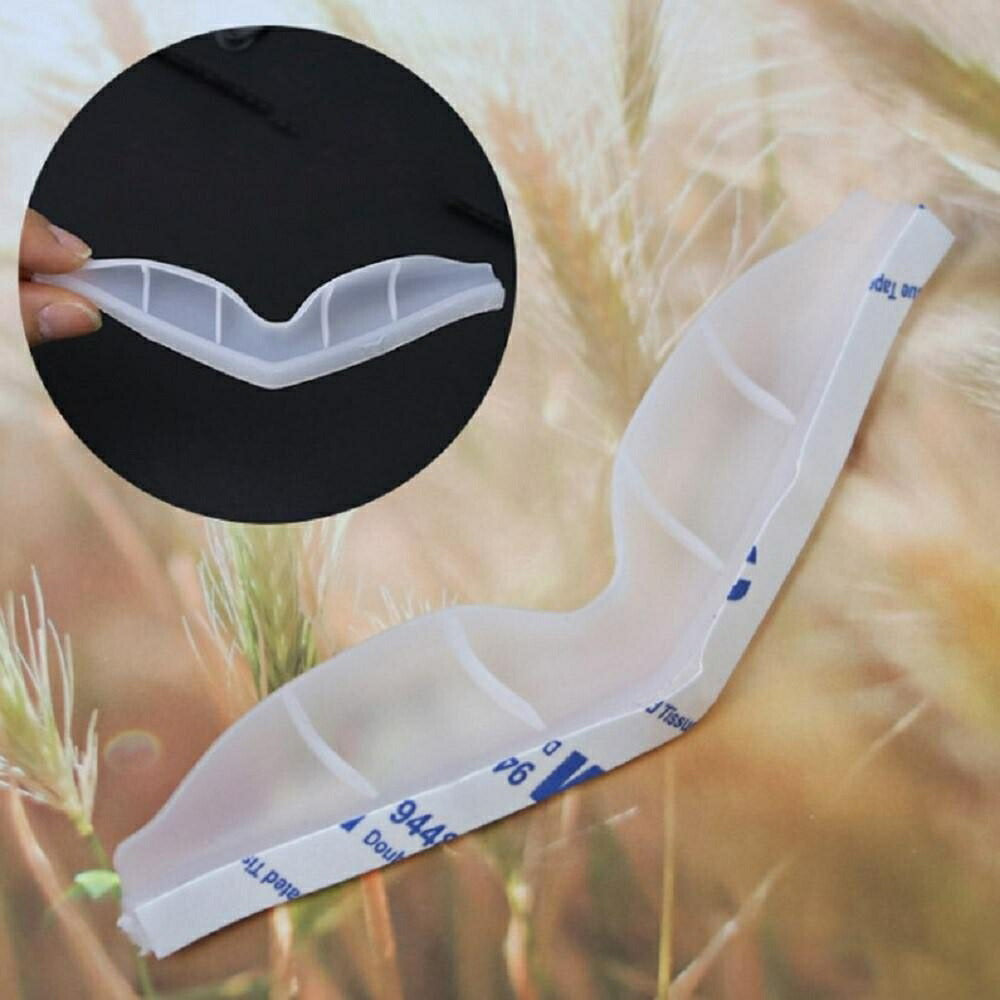 マスク用品 半透明シリコン 【20個】 透明 マスク ノーズパッド セット フィット クッション 鼻あて 曇り 防止 鼻パッド マスク用 鼻パッド ノーズパッド マスク メガネ 曇りにくい 補助 補助パーツ 快適 ストレスフリー 痛み軽減