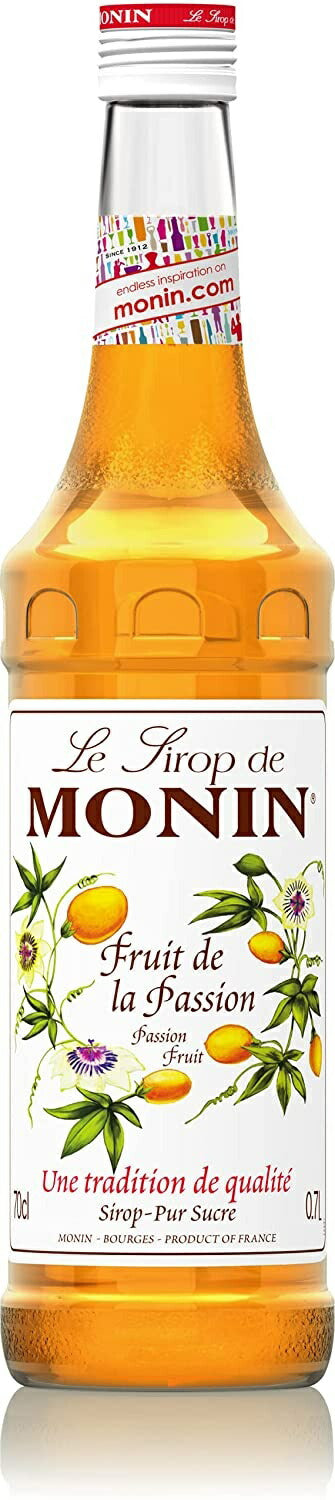 【送料無料】MONIN モナン パッションフルーツ・シロップ 700ml 1本【ご注文は12本まで同梱可能】ノンアルコール シロップ