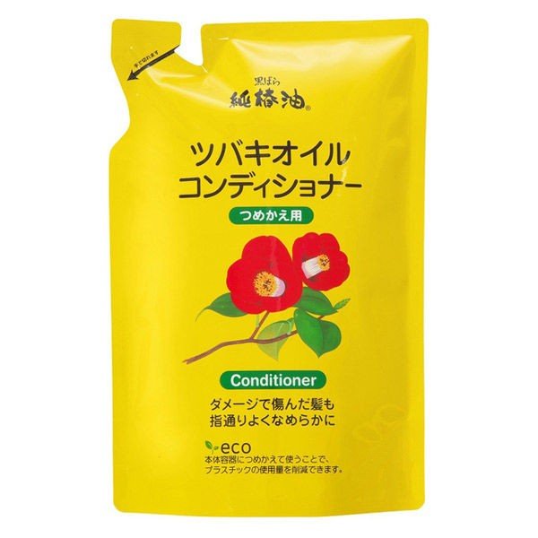 【おまけ付き！】ツバキオイル　コンディショナー 詰め替え 380mL　 黒ばら本舗