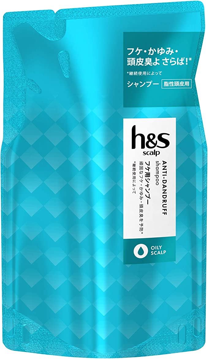 【おまけ付き！】h&s scalp(エイチアンドエス スカルプ) h&s(エイチアンドエス) scalp スカルプシャンプー オイリー 詰め替え 300mL