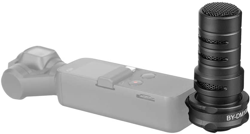 スマホ コンデンサーマイク BOYA BY-DM100-OP DJI OSMO Pocket用 ショットガンマイク