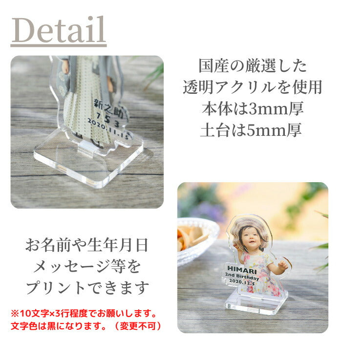 はい ポーズ■写真 プリント 母の日 父の日 オリジナル フォト プリント オーダーメイド アクリルスタンド 敬老の日  名入れ メモリアル 赤ちゃん 七五三 記念 ペット 犬 猫 出産祝い 出産内祝い 内祝い おしゃれ かわいい プレゼント