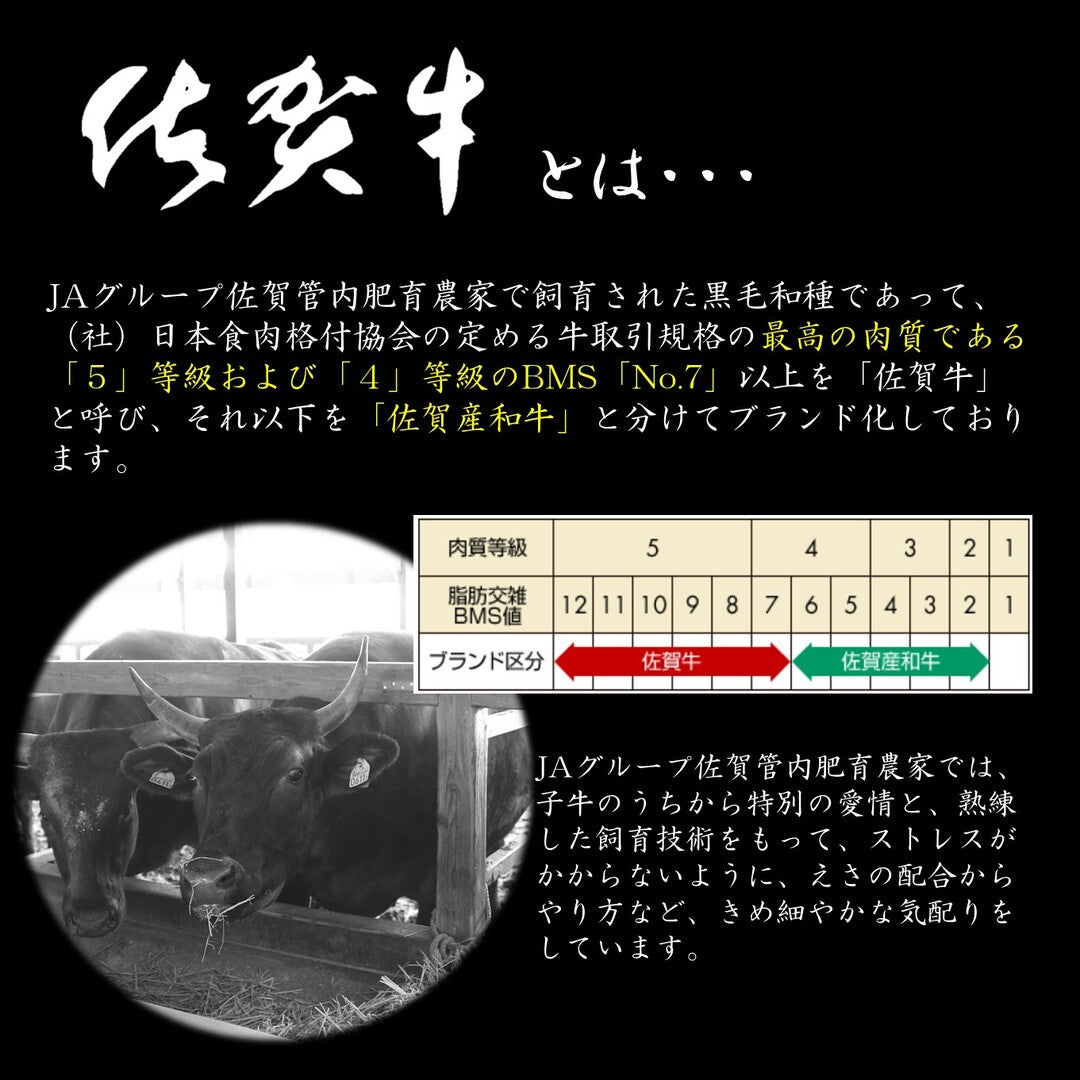 佐賀牛 肩ロース 1キロ/250グラム×4パック