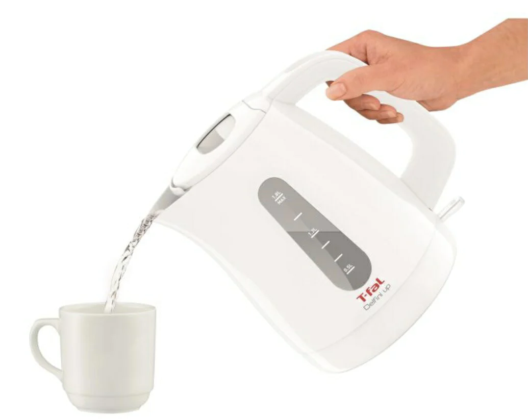 黒★ティファール(パイロットランプ付き)★特別大容量1.8L★【送料無料】T-Fal　　デルフィニアップ　電気ポット 湯沸かしポット ポット  1.8Ｌ 電気ケトル T-FL delfini up　1.8L ケトル  新 エレメント 自動電源オフ　パイロットランプ付き コストコ 通販