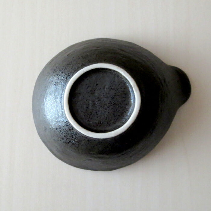 金茶吹 純とんすい 長辺14.5cm No.6 土鍋小物 取り分け小鉢 とん水 呑水 国産食器 良質 美濃焼 深皿 yamaki  陶器のふる里  stockヤ