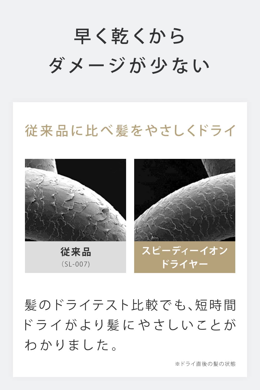 SALONIA サロニア スピーディーイオンドライヤー ホワイト　?SL-013WH