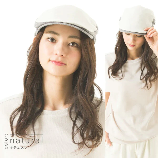 【BIG61-63cm-ナチュラル】【商品名：コットンハンチング】 UV 紫外線対策 帽子 レディース メンズ 日よけ アウトドア アドベンチャー サイズ調整 父の日 母の日