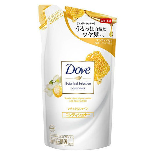 【おまけ付き！】ダヴ(Dove) 　ボタニカルセレクション 　ナチュラルシャイン コンディショナー 詰め替え 350g