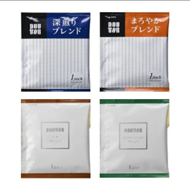 【3人シェア買いでお得】	【ドトールコーヒー】まろやか15包×深煎り15包 ドリップパック 計30p 飲み比べセット