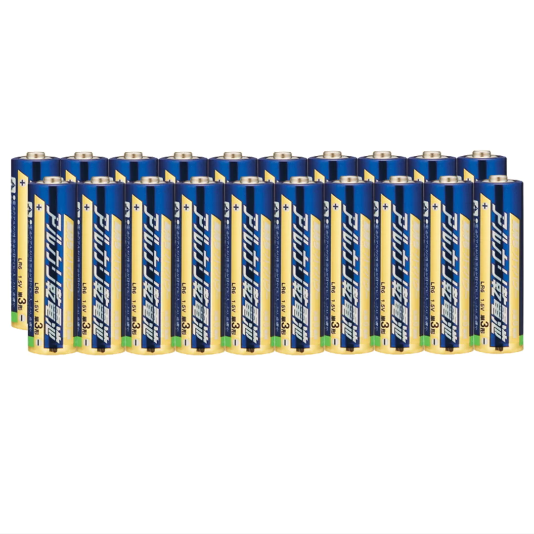 【40本!単3形(20本)+単4形(20本) 】アルカリ乾電池　使用期限(製造より)５年　液漏れ防止強化　出力パワーアップ【家計お助けSALE】