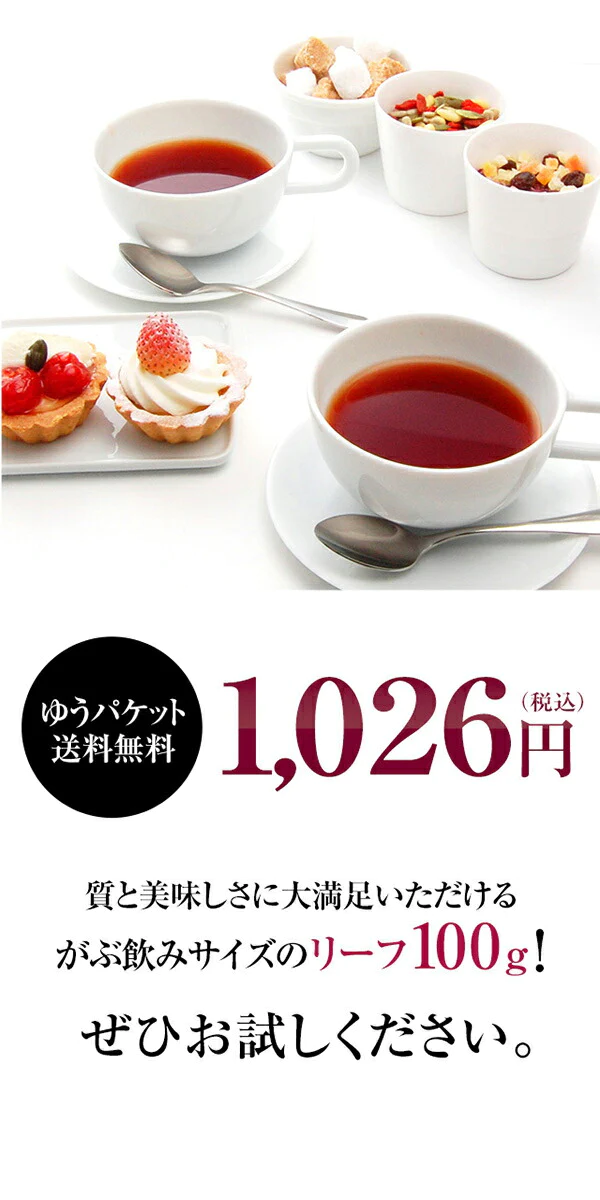 オーガニック ルイボスティー スーパーハイグレード リーフ 100g 有機JAS m3 【送料無料】ノンカフェイン ゼロカロリー お茶 茶葉 ハーブティー 温活 妊活 ルイボス茶 ルイボスティ ギフト