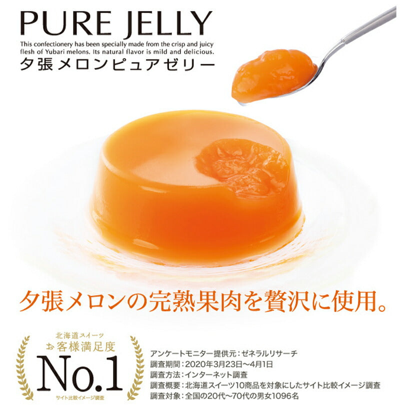 【北海道限定】ホリ 夕張メロンピュアゼリー【80g×9個入】