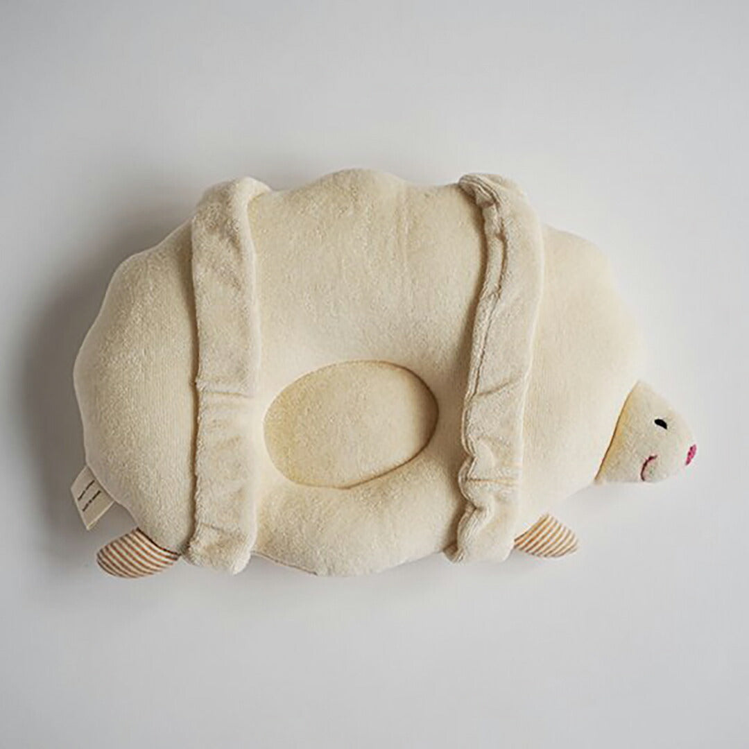 ★非掲載★ ひつじのべびーまくら 枕 授乳まくら オーガニック コットン やわらか かわいい アイテム 役立つ ベビー 赤ちゃん 新生児 ギフト ベビーギフト プレゼント お祝い 出産祝い 誕生日 贈り物 ※代引不可 送料無料 ※代引不可