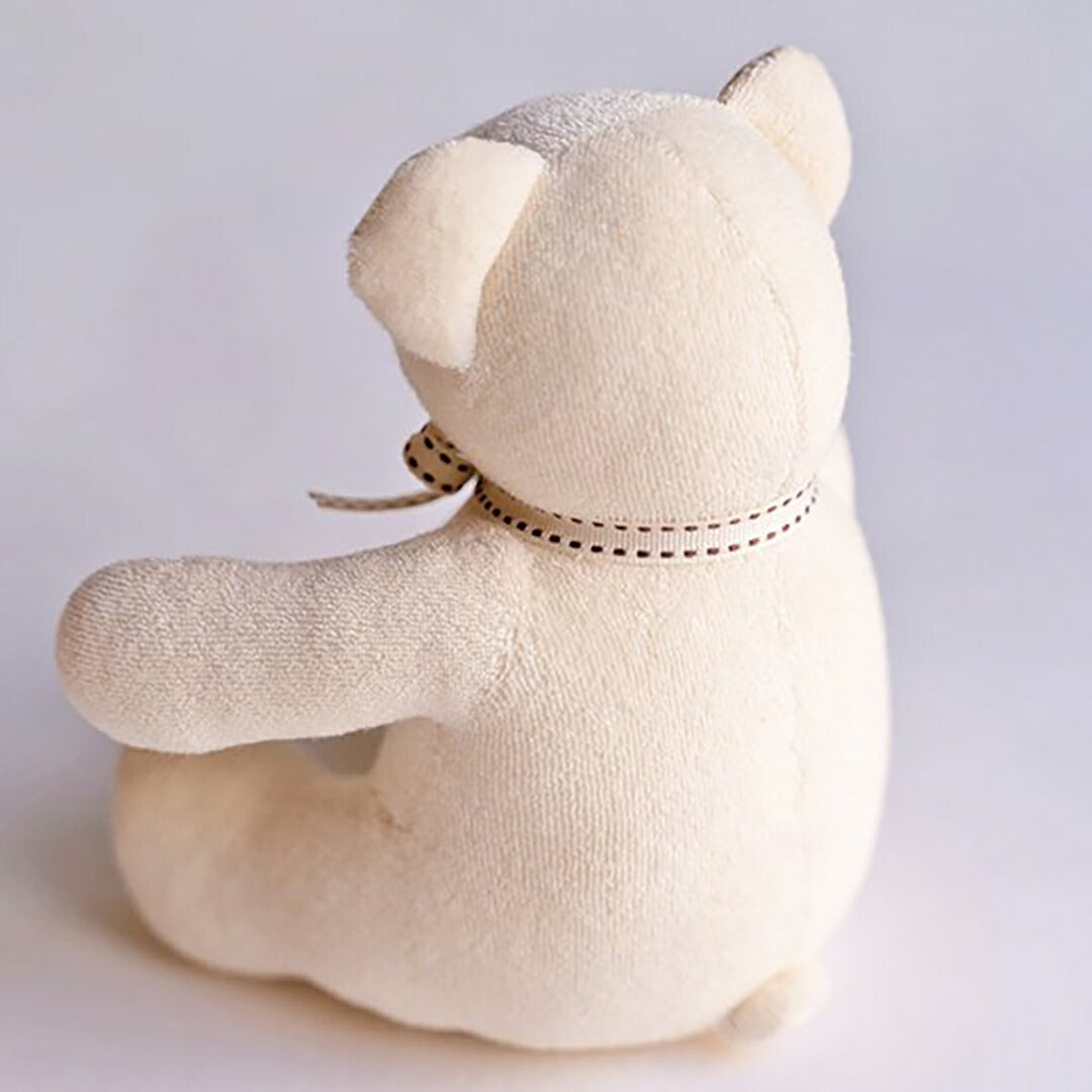 ★非掲載★ オーガニック ベア コットン やわらか かわいい ぬいぐるみ 動物 きなり おもちゃ 手作り クマ 素朴 くま ベビー 赤ちゃん 新生児 ギフト ベビーギフト プレゼント お祝い 出産祝い 誕生日 贈り物 送料無料 ※代引不可