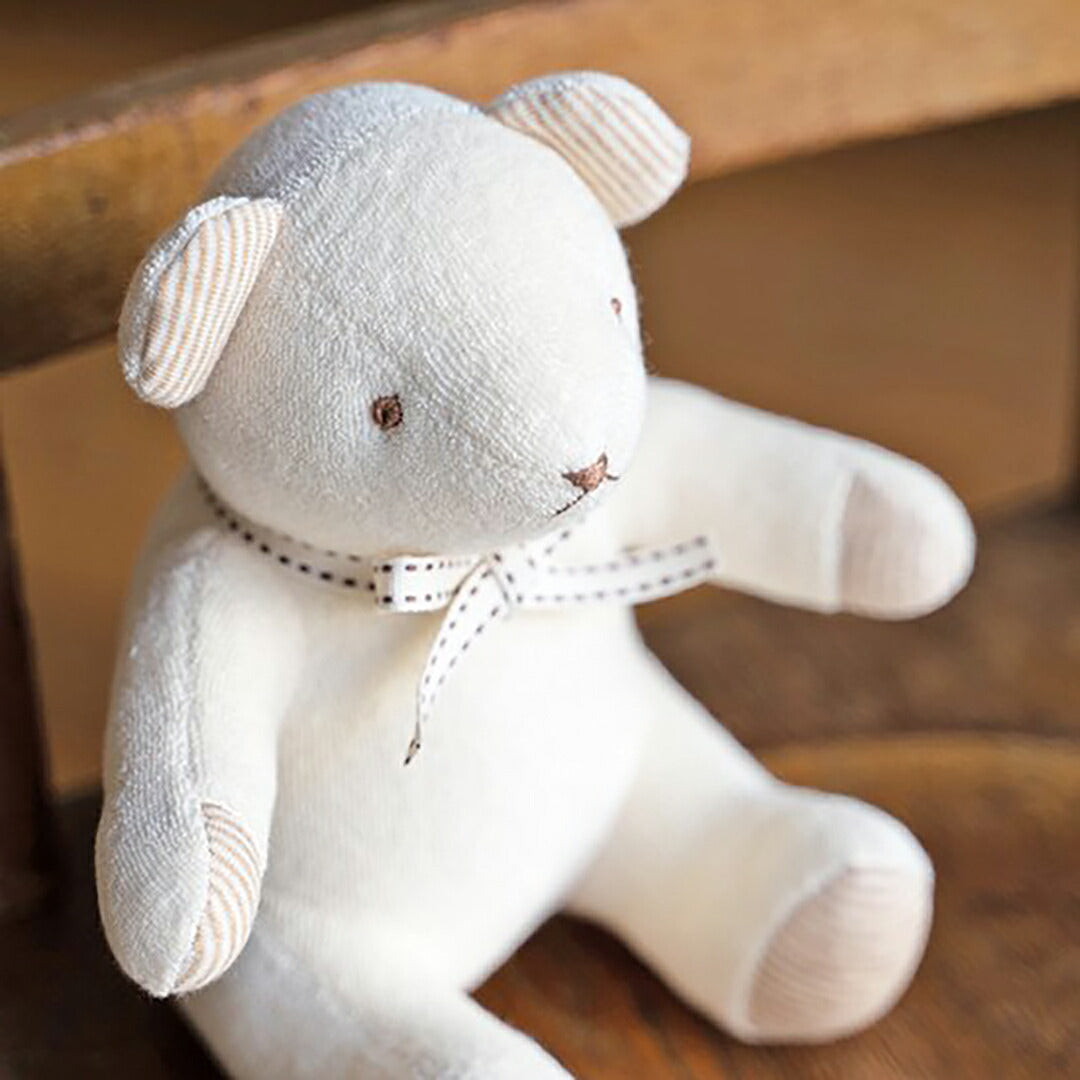 ★非掲載★ オーガニック ベア コットン やわらか かわいい ぬいぐるみ 動物 きなり おもちゃ 手作り クマ 素朴 くま ベビー 赤ちゃん 新生児 ギフト ベビーギフト プレゼント お祝い 出産祝い 誕生日 贈り物 送料無料 ※代引不可