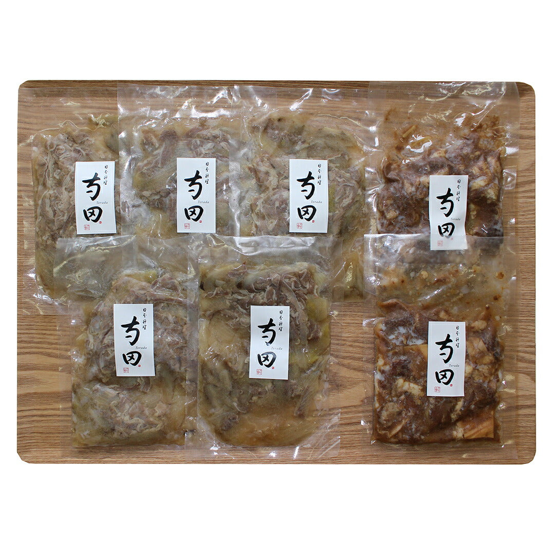 ★非掲載★ 寺田　国産牛 牛丼の素とすじ煮込み たまねぎ ごぼう 牛蒡 牛すじ 牛丼 煮込み 弾力感 監修 ギフト グルメ お取り寄せ