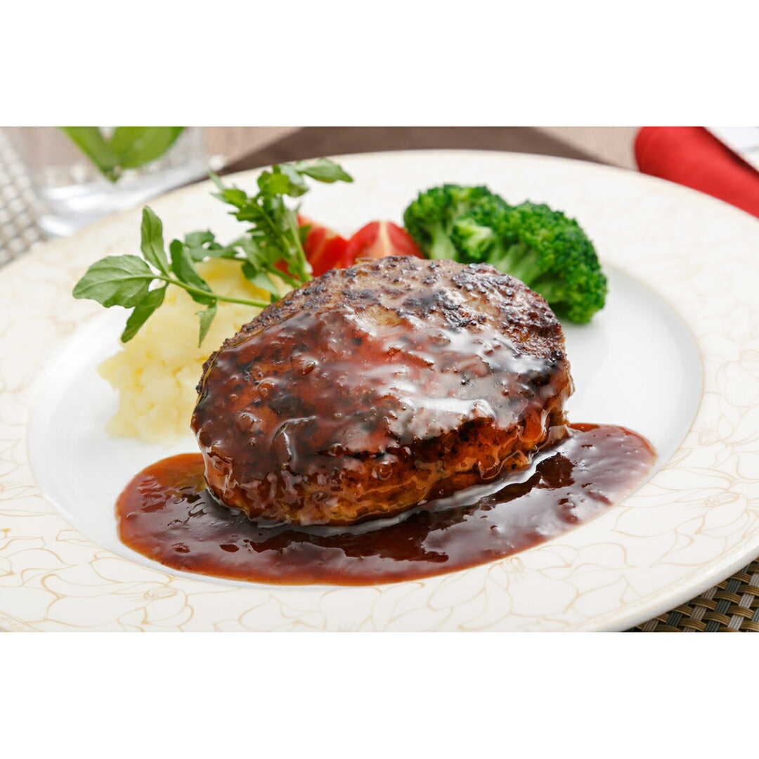 ★非掲載★ 落合務監修 牛肉１００％のハンバーグと黒トリュフソース 肉汁 赤ワイン 黒トリュフ こだわり ジューシー 監修 お祝い 記念日 パーティー 料理 おつまみ ギフト グルメ お取り寄せ