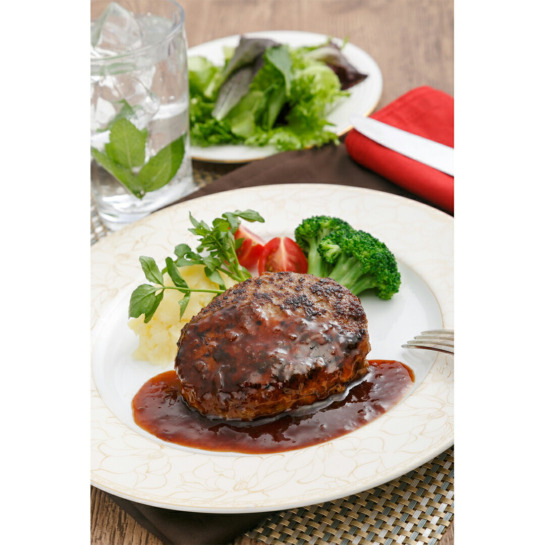 ★非掲載★ 落合務監修 牛肉１００％のハンバーグと黒トリュフソース 肉汁 赤ワイン 黒トリュフ こだわり ジューシー 監修 お祝い 記念日 パーティー 料理 おつまみ ギフト グルメ お取り寄せ