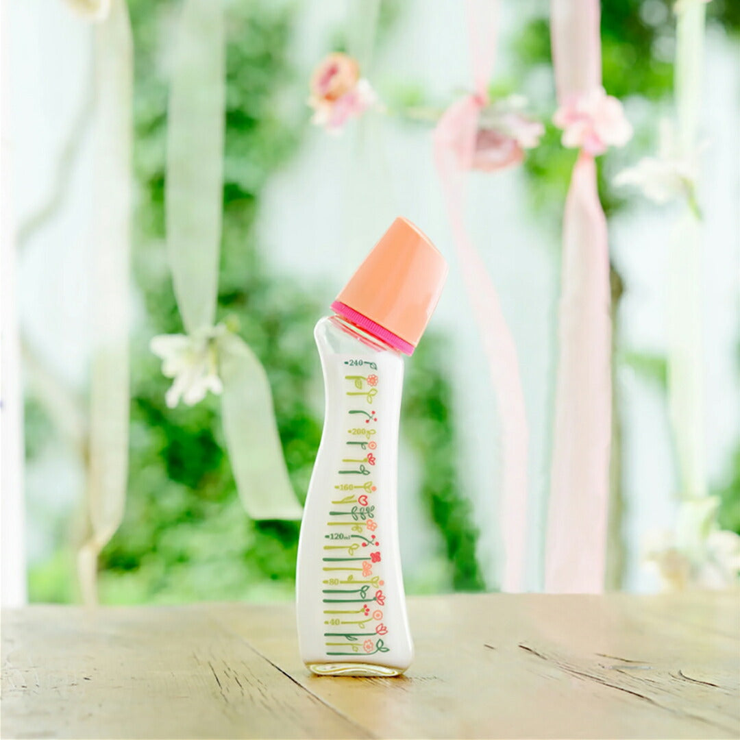 ★非掲載★ ベビー用品 【betta ベッタ 哺乳びん ブレイン GF4-240ml（フラワー）】 出産準備 ベビーグッズ 新生児 子育て 育児 出産祝い プレゼント 赤ちゃんグッズ ギフト プレゼント 送料無料
