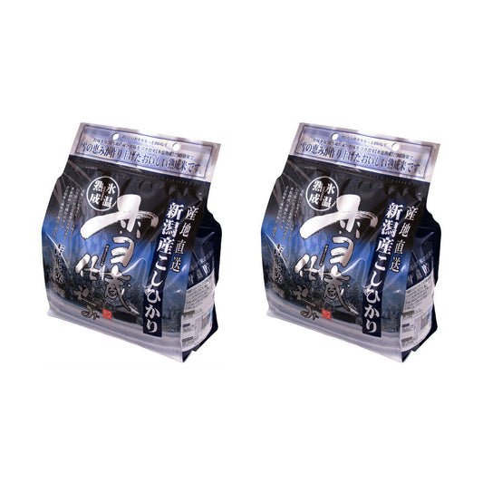 ★非掲載★雪蔵仕込み氷温熟成 新潟産こしひかり 4kg（2kg×2袋） コシヒカリ 新潟 県産 白米 精米 つやつや もちもち 甘い うるち米 ギフト 中元 歳暮 お試し グルメ お取り寄せ ランキング 人気 おすすめ 送料無料 ※代引不可
