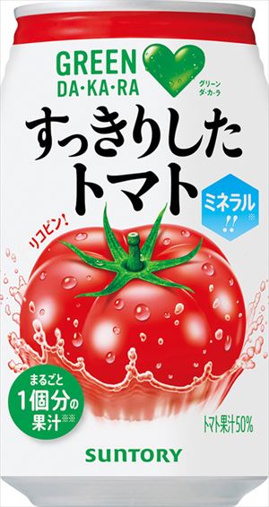 サントリー ＧＲＥＥ ＤＡＫＡＲＡダカラすっきりしたトマト350g缶24入り