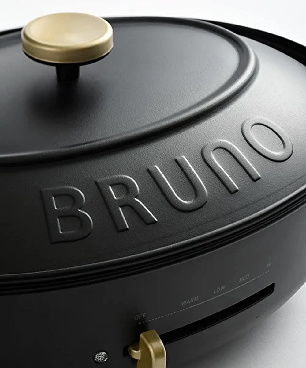 BRUNO オーバルホットプレート BOE053-BK ブラック