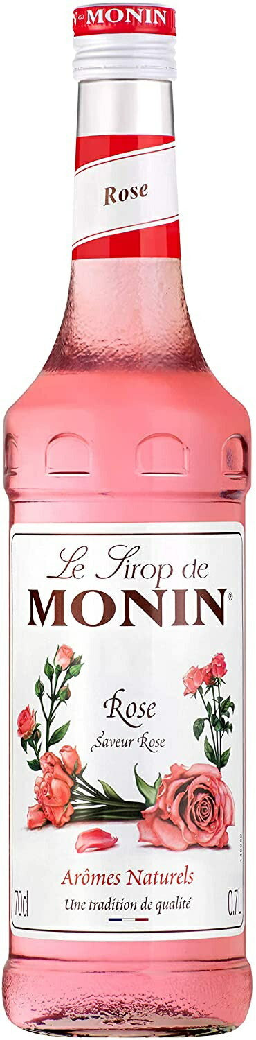 【送料無料】MONIN モナン ローズ・シロップ 700ml 1本【ご注文は12本まで同梱可能】ノンアルコール シロップ