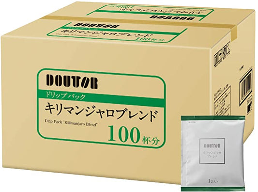 ドトールコーヒー ドリップパック キリマンジャロブレンド100P×2箱