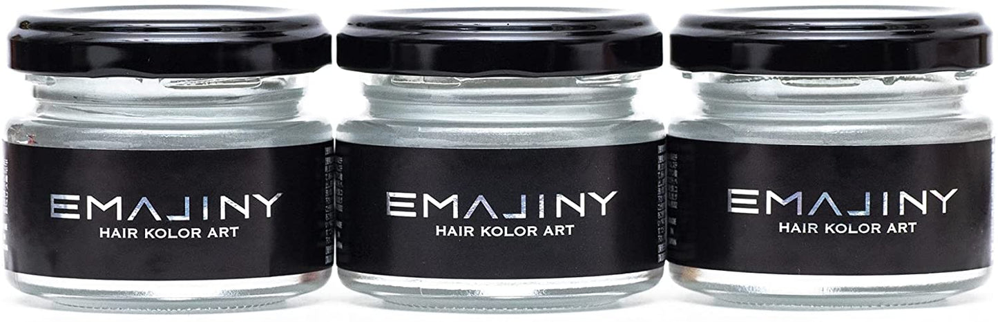 【3個セット】EMAJINY  シルバーアローカラーワックス 銀 36g