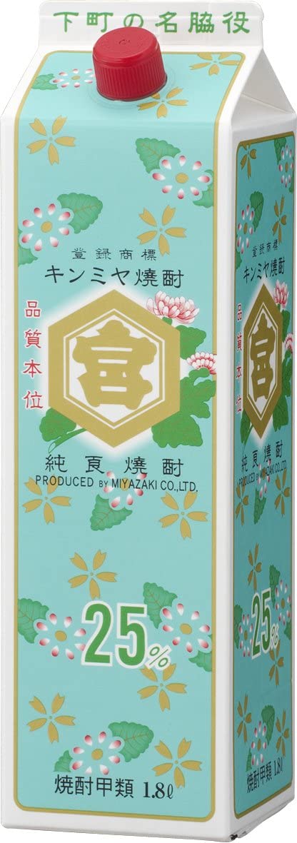 金宮焼酎（キンミヤ）25度 1.8L×6本 紙パック