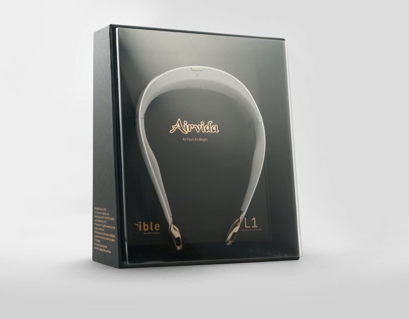 個人用空気清浄機 ible Airvida L1 （アイブルエアビーダ） パールホワイト