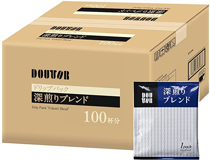 ドトールコーヒー ドリップパック 深煎りブレンド100P×2箱