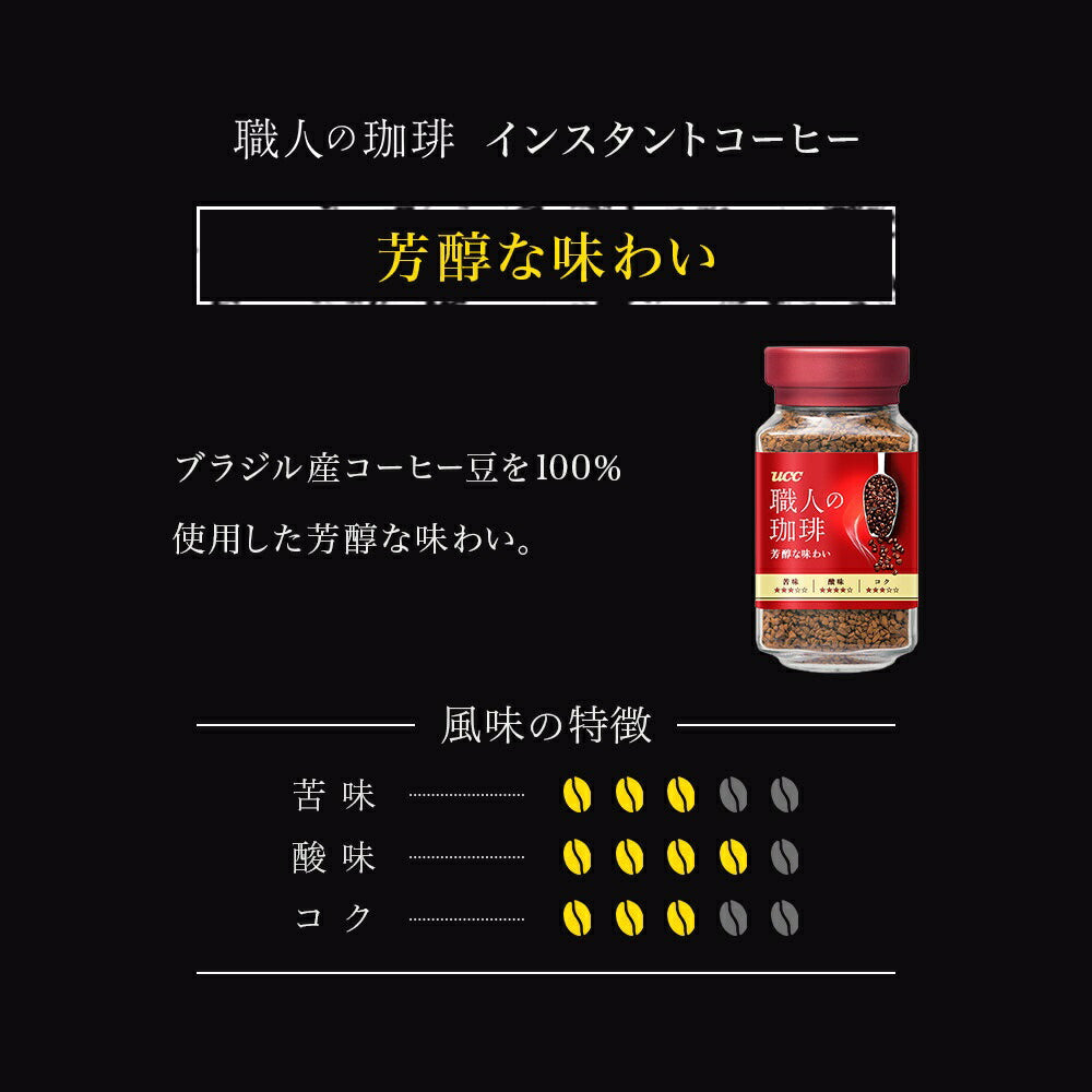 【送料無料】UCC 職人の珈琲 芳醇な味わい 90g×24個