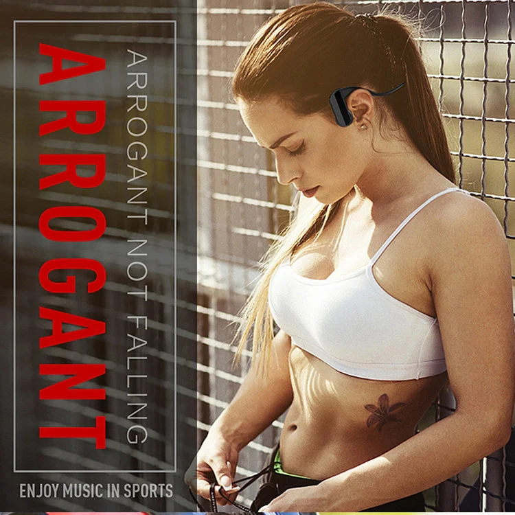 Black 骨伝導イヤホン ワイヤレスイヤホン Bluetooth ear-006
