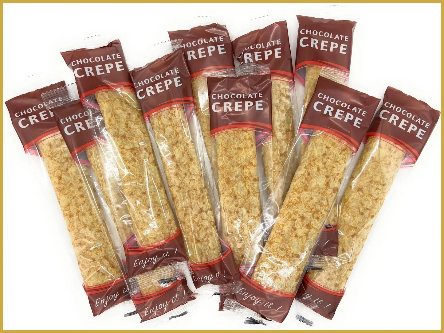 【たっぷり10個！大人気チョコレートクレープ 】 30g　FRENCH CHOCOLATE CREPES 10pack　※
